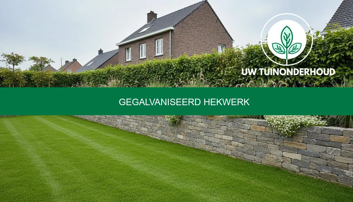 Gegalvaniseerd hekwerk: types, prijs en plaatsing