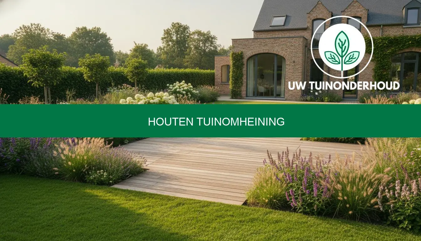 Houten tuinomheining: prijs, plaatsing en onderhoud