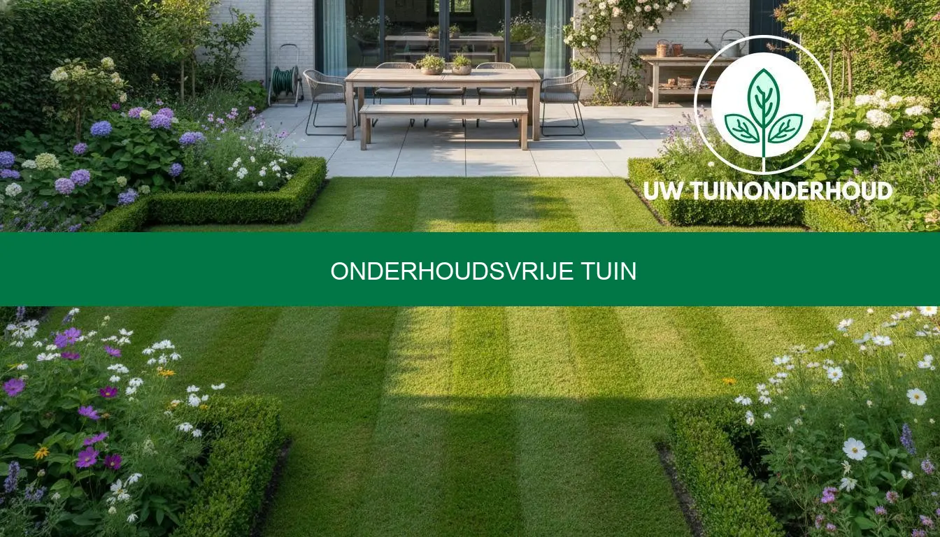 Onderhoudsvrije tuin aanleggen - plan met weinig werk | Uw Tuinonderhoud