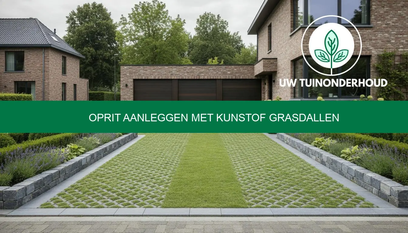 Oprit aanleggen met kunststof grasdallen: prijs en tips