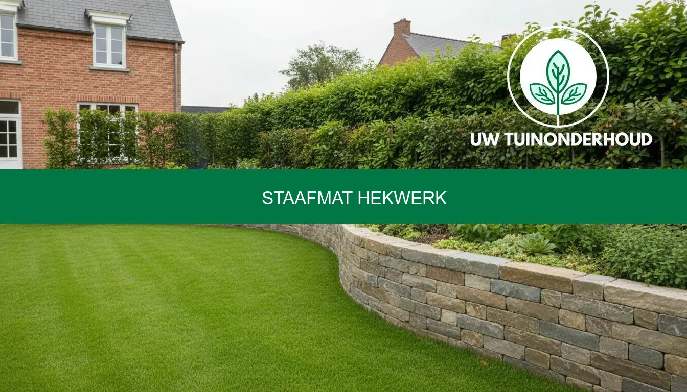 Staafmat hekwerk: types, plaatsing en prijs | Uw Tuinonderhoud