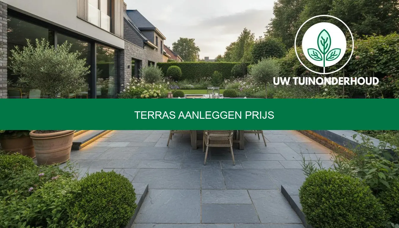 Terras aanleggen prijs - Richtprijzen per m² en offertecheck