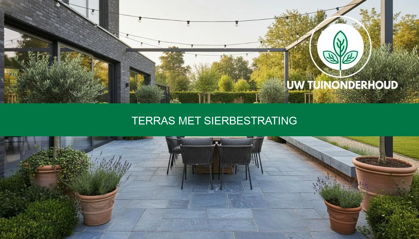 Terras met sierbestrating: opties, prijs en advies