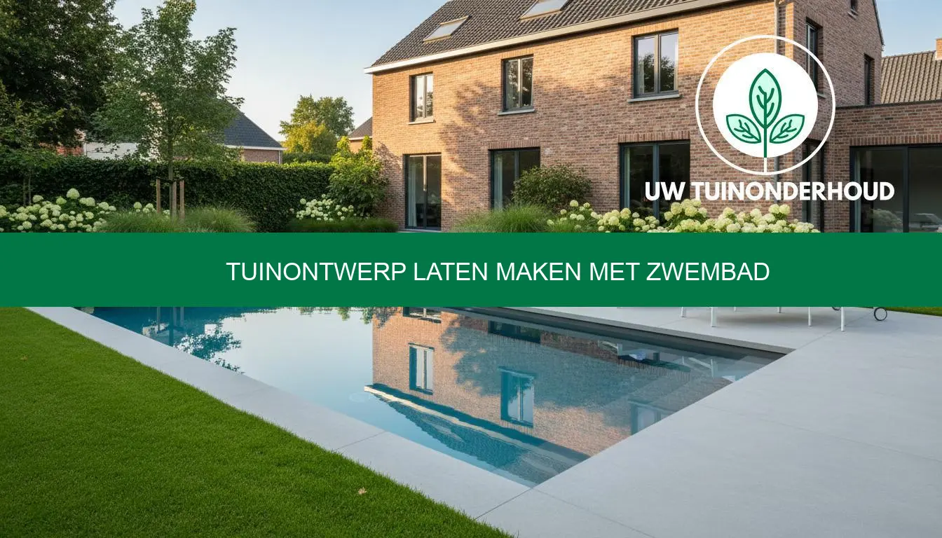 Tuinontwerp laten maken met zwembad - prijs en aanpak uitgelegd